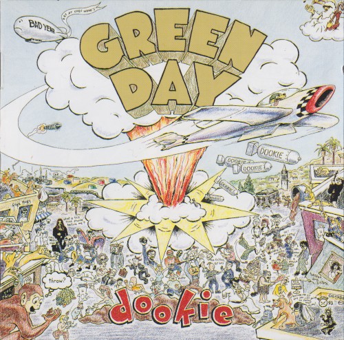 Green Day Dookie album cover