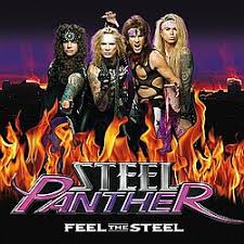 Steel Panther Feel the Steel album cover