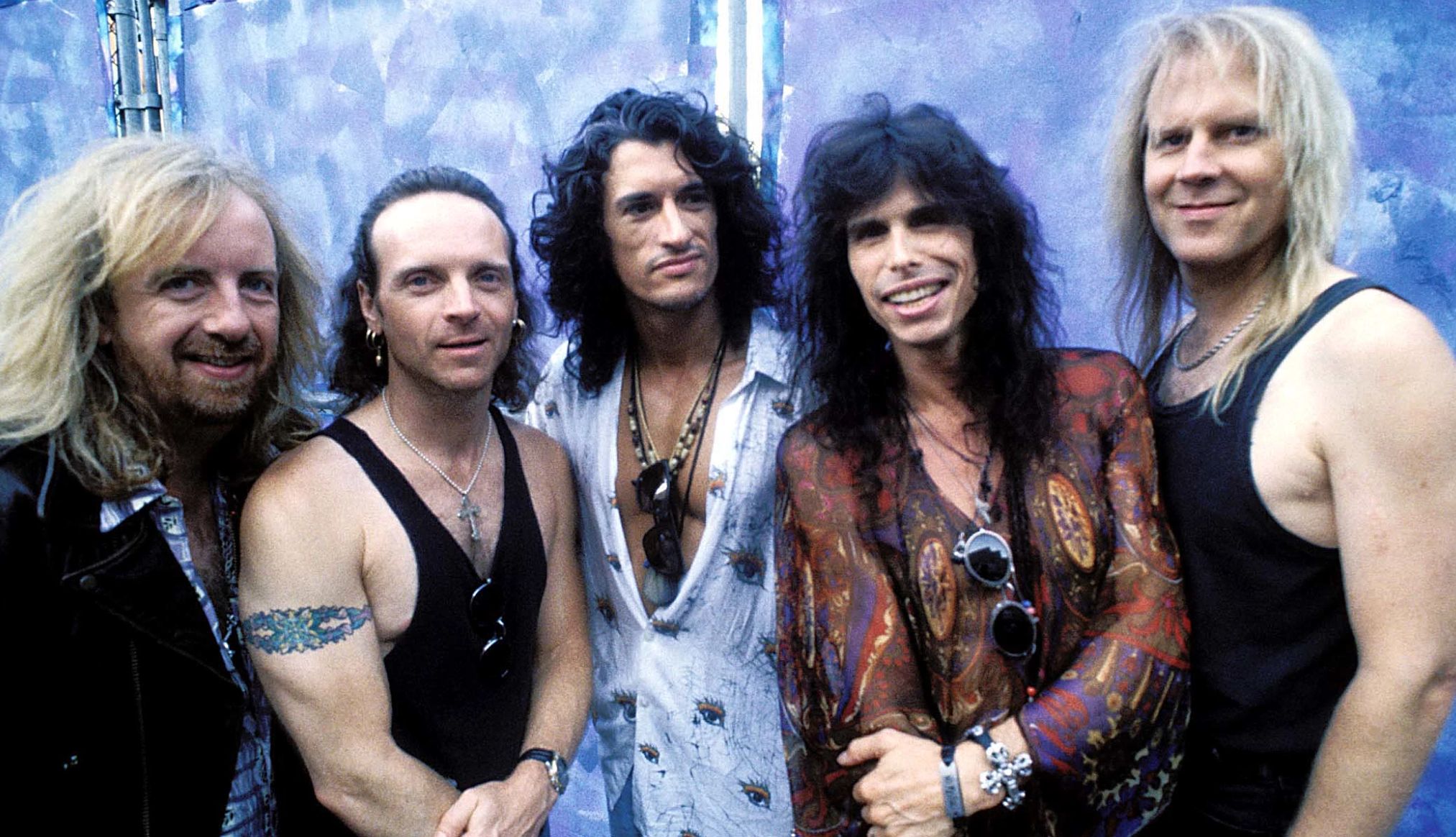 Aerosmith performing live
