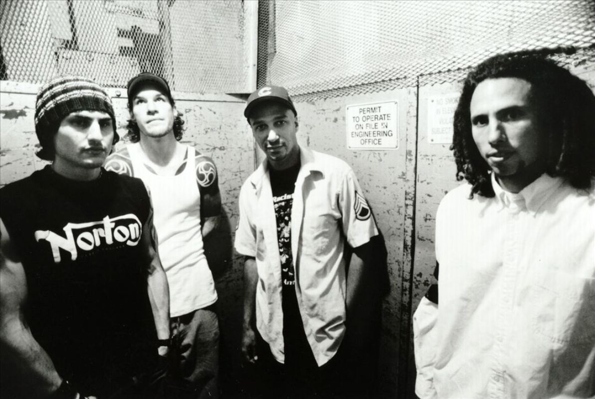 Rage Against the Machine performing live