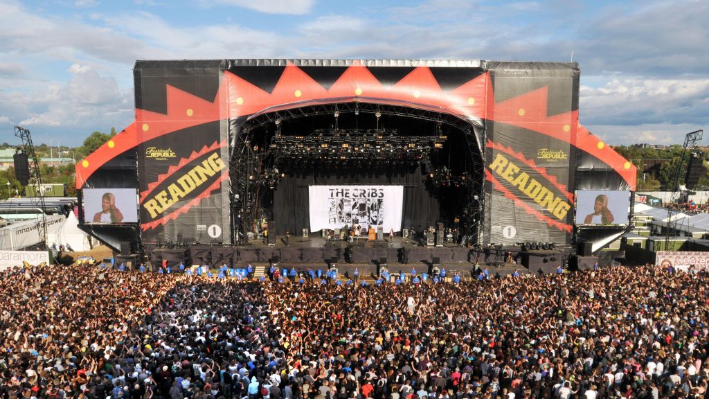Reading and Leeds Festival crowd and main stage