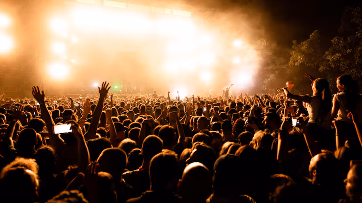 UK rock festival crowd for best rock festivals guide